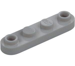 LEGO Medium Stone Gray Plate 1 x 4 with Rounded Ends (77845)