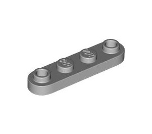 LEGO Medium Stone Gray Plate 1 x 4 with Rounded Ends (77845)