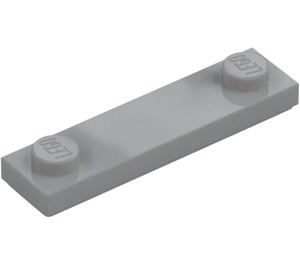 LEGO Medium Stone Gray Plate 1 x 4 with Two Studs with Groove (41740)