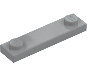 LEGO Medium Stone Gray Plate 1 x 4 with Two Studs without Groove (92593)