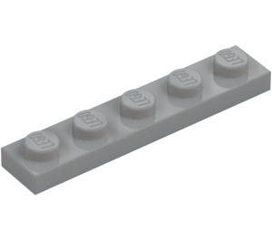 LEGO Střední kamenná šedá Deska 1 x 5 (78329)