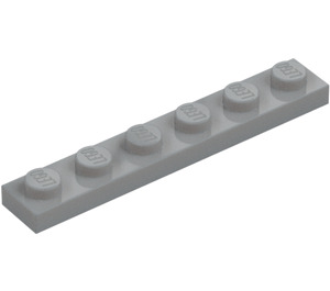 LEGO Medium steingrå Plate 1 x 6 (3666)