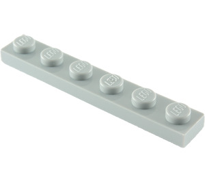 LEGO Medium Stone Gray Plate 1 x 6 (3666)