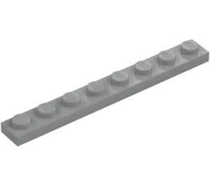 LEGO Grigio pietra medio Piastra 1 x 8 (3460)