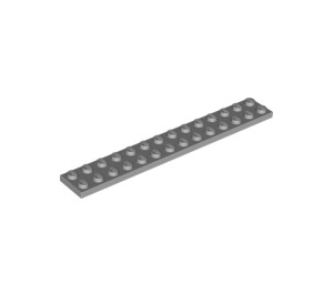 LEGO Medium Stone Gray Plate 2 x 14 (91988)