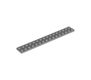 LEGO Medium Stone Gray Plate 2 x 16 (4282)
