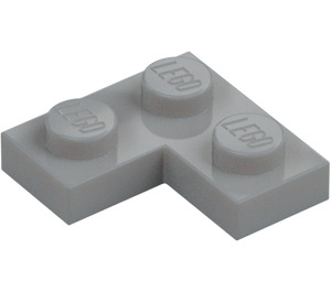 LEGO Medium Stone Gray Plate 2 x 2 Corner (2420)