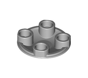 LEGO Medium Stone Gray Plate 2 x 2 Round with Rounded Bottom (2654 / 28558)