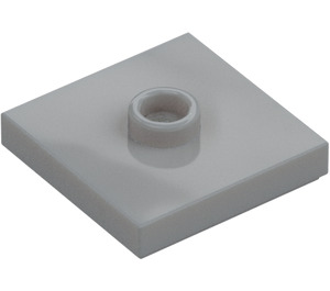 LEGO Grigio pietra medio Piastra 2 x 2 con scanalatura e 1 Centro Bottoncino (23893 / 87580)