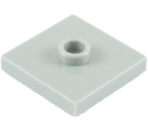 LEGO Medium Stone Gray Plate 2 x 2 with Groove and 1 Center Stud (23893 / 87580)