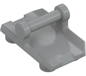 LEGO Medium Stone Gray Plate 2 x 3 with Horizontal Bar (30166)