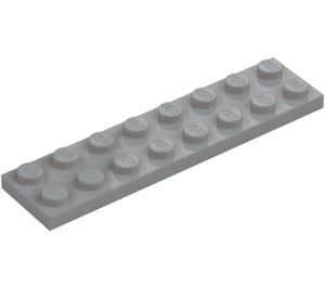 LEGO Medium Stone Gray Plate 2 x 8 (3034)