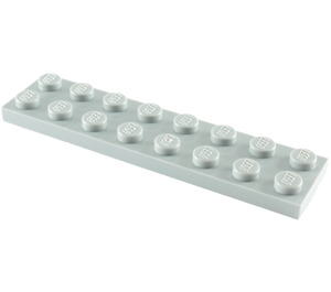 LEGO Medium Stone Gray Plate 2 x 8 (3034)