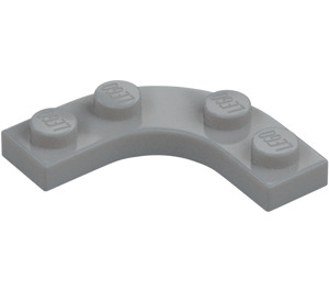 LEGO Medium Stone Gray Plate 3 x 3 Rounded Corner (68568)