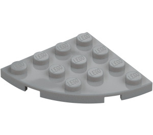 LEGO Medium Stone Gray Plate 4 x 4 Round Corner (30565)