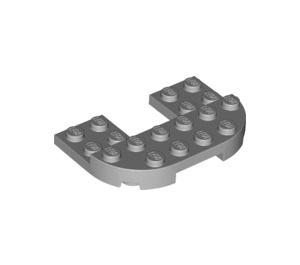 LEGO Mittleres Steingrau Platte 4 x 6 x 0.7 mit Abgerundete Ecken (89681)