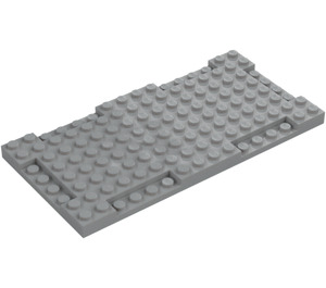 LEGO Grigio pietra medio Piastra 8 x 16 x 0.7 (2629)