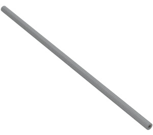 LEGO Medium steingrå Pneumatisk Slange V2 14.4 cm (18 Knotter) (1661)