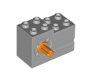 LEGO Medium Stone Gray Power Functions Winch 2 x 4 x 2 1/3 (61100 / 95283)