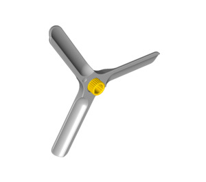 LEGO Medium Stone Gray Propeller Ø160 with screw (6670 / 17215)