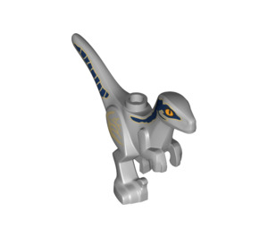 LEGO Gris pierre moyen Raptor avec Noir Markings (78379)