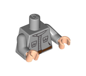 LEGO Medium Stone Gray Rebel Technician Torso (973 / 76382)