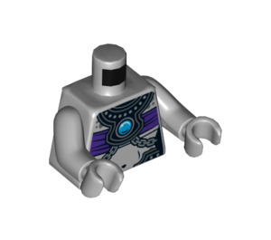 LEGO Medium Stone Gray Rinona Minifig Torso (973 / 76382)