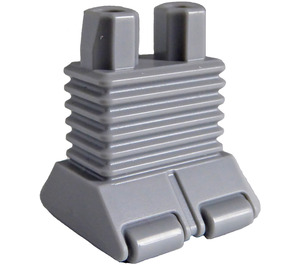 LEGO Medium Stone Gray Robot Roller Feet with Ribs (5470)