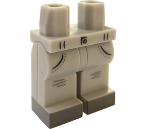 LEGO Medium Stone Gray Ron Weasley Minifigure Hips and Legs (3815)