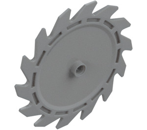 LEGO Medium Stone Gray Saw Blade with 14 Teeth (61403)