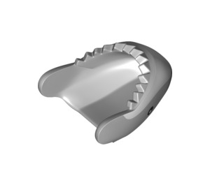 LEGO Medium Stone Gray Shark Head with White Teeth (67563)