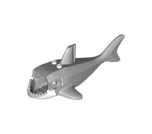 LEGO Medium Stone Gray Shark with White Underside (104652)