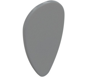 LEGO Medium Stone Gray Shield - Long (2586)