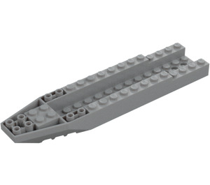 LEGO Medium steingrå Ship Front 4 x 16 x 1.3 (42863)