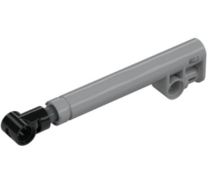 LEGO Medium Stone Gray Shock Absorber with Black Tip (65151)