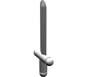 LEGO Medium Stone Gray Shortsword Sword (3847)