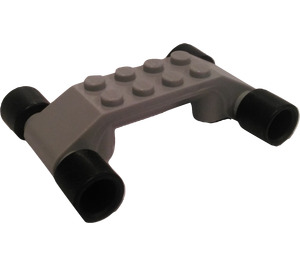 LEGO Medium Stone Gray Skateboard Base (48388)