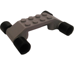 LEGO Grigio pietra medio Skateboard Base (48388 / 48991)