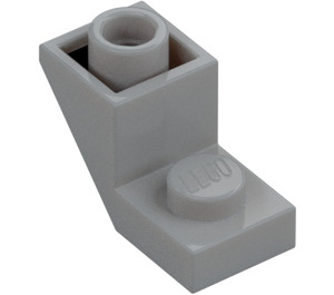 LEGO Medium Stone Gray Slope 1 x 2 (45°) Inverted with Plate (2310)