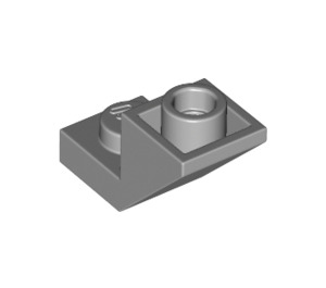 LEGO Mittleres Steingrau Steigung 1 x 2 (45°) Invertiert mit Platte (2310)