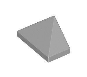 LEGO Medium Stone Gray Slope 1 x 2 (45°) Triple with Inside Bar (3048)