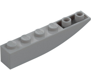 LEGO Medium steengrijs Helling 1 x 6 Gebogen Omgekeerd (41763 / 42023)