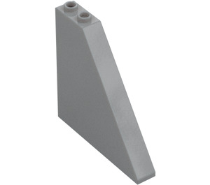 LEGO Medium Stone Gray Slope 1 x 6 x 5 (55°) without Bottom Stud Holders (30249)