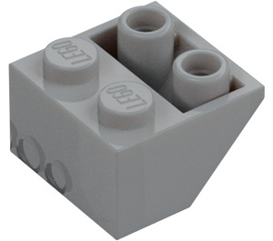 LEGO Medium Stengrå Backe 2 x 2 (45°) Omvänd med hålrörsmellanlägg under (76959)