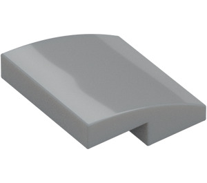 LEGO Medium Stone Gray Slope 2 x 2 Curved (15068)