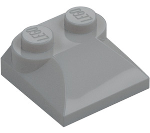 LEGO Medium Stone Gray Slope 2 x 2 Curved with Curved End (47457)