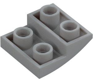 LEGO Medium Stone Gray Slope 2 x 2 x 0.7 Curved Inverted (32803)