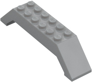 LEGO Medium Stone Gray Slope 2 x 2 x 10 (45°) Double (30180)