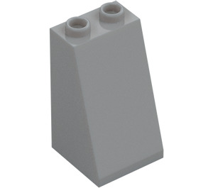 LEGO Medium Stone Gray Slope 2 x 2 x 3 (75°) Hollow Studs, Rough Surface (3684 / 30499)