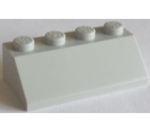 LEGO Gris pierre moyen Pente 2 x 4 (45°) avec surface lisse (3037)